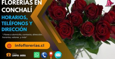 Florerías en Conchalí